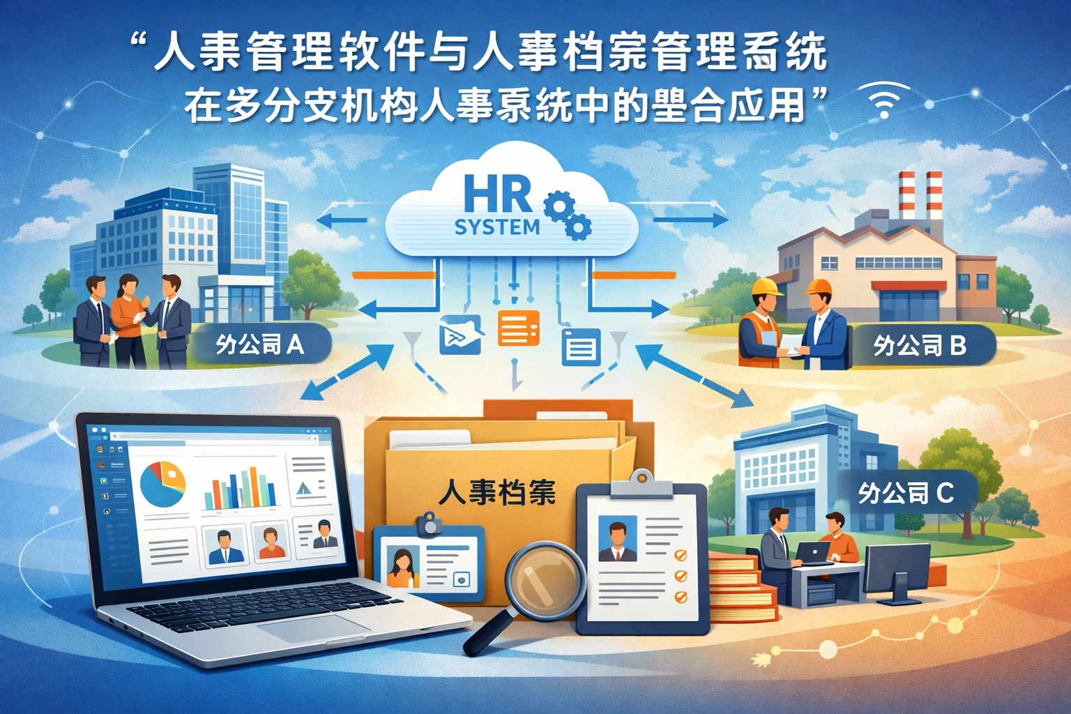 人事管理软件与人事档案管理系统在多分支机构人事系统中的整合应用