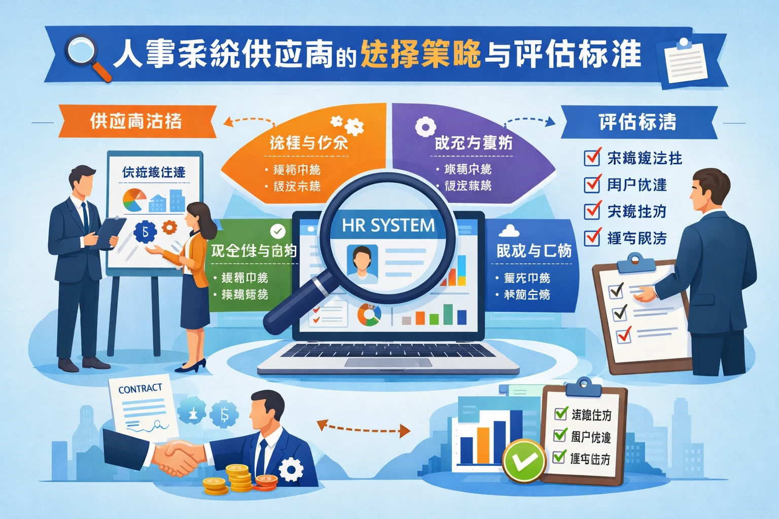 人事系统供应商的选择策略与评估标准