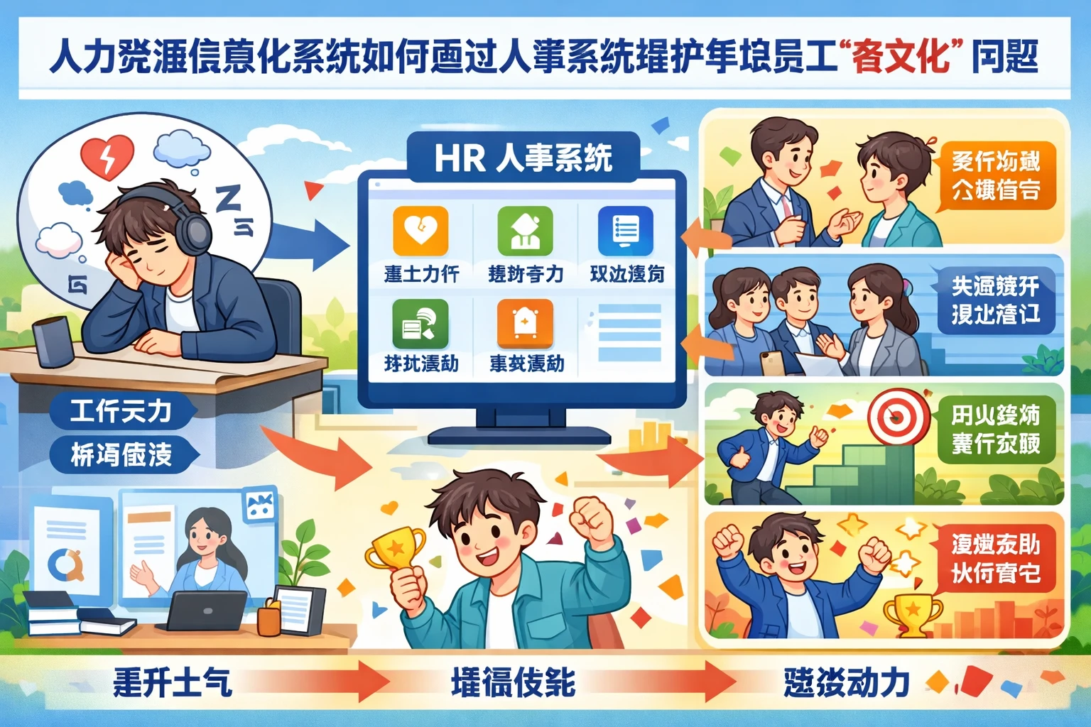 人力资源信息化系统如何通过人事系统维护解决年轻员工“丧文化”问题