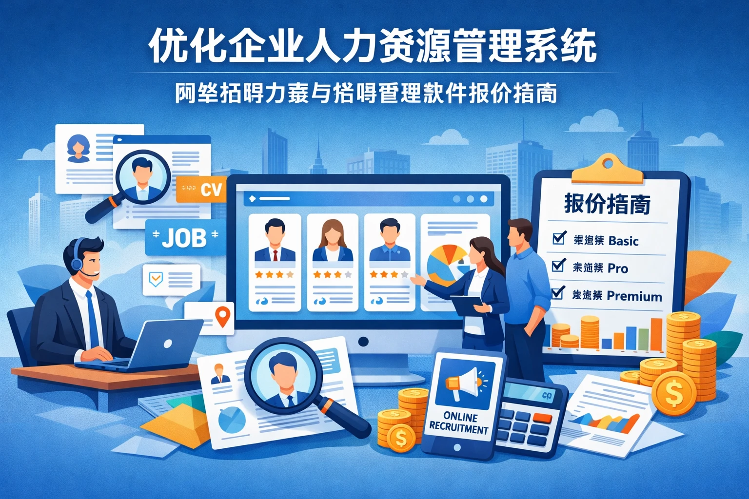 优化企业人力资源管理系统：网络招聘方案与招聘管理软件报价指南