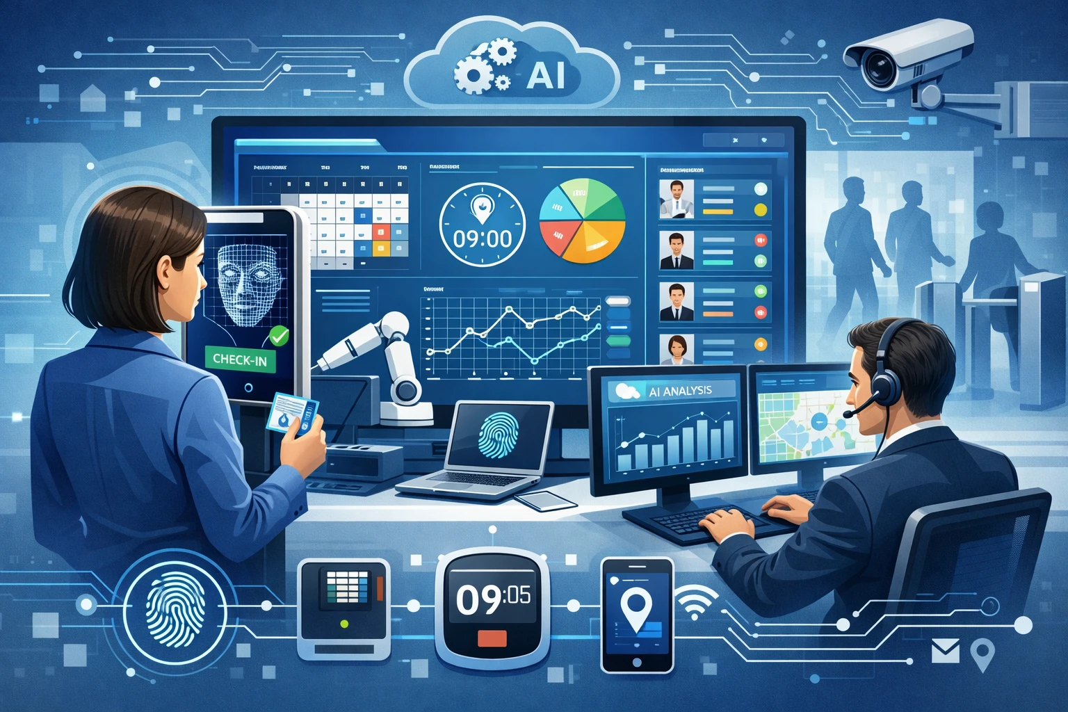 员工管理系统的智能化考勤处理机制