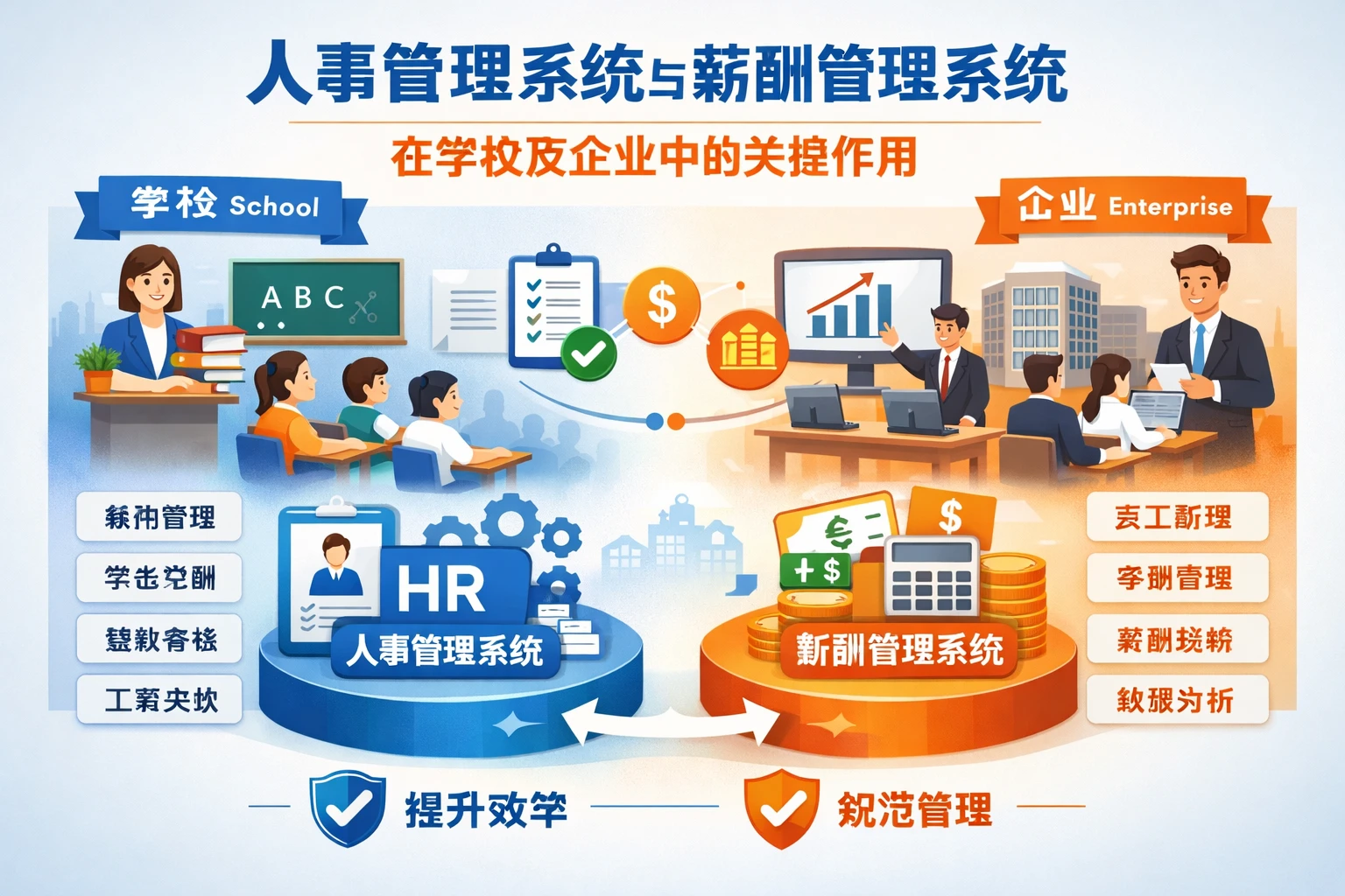 人事管理系统与薪酬管理系统在学校及企业中的关键作用