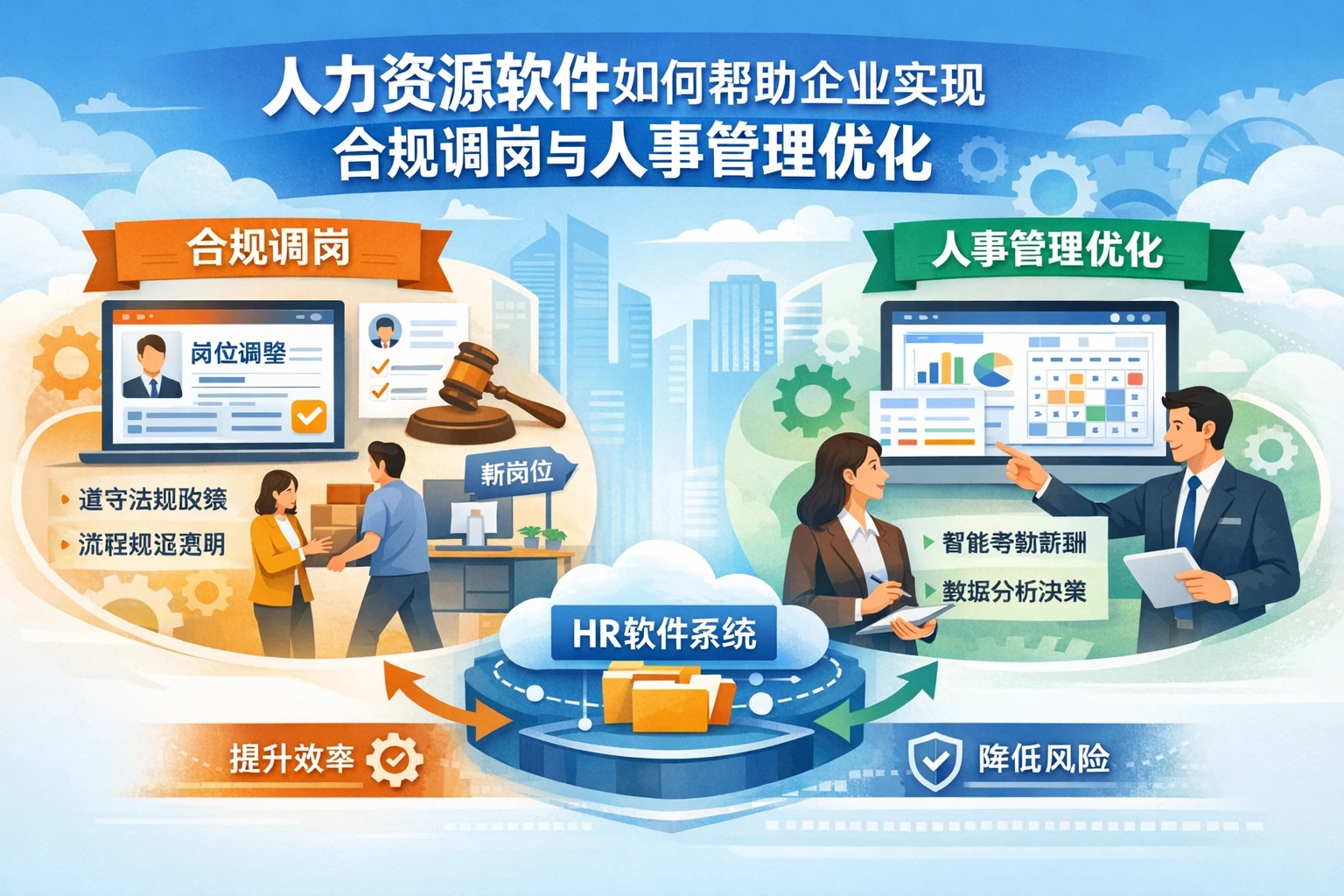 人力资源软件如何帮助企业实现合规调岗与人事管理优化