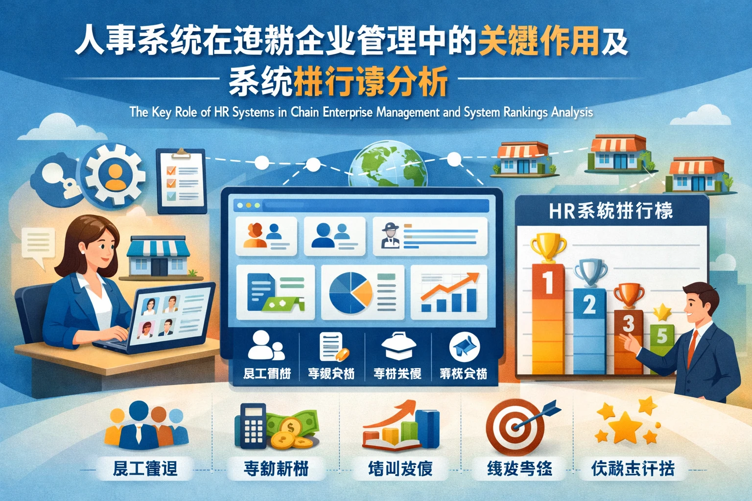人事系统在连锁企业管理中的关键作用及系统排行榜分析
