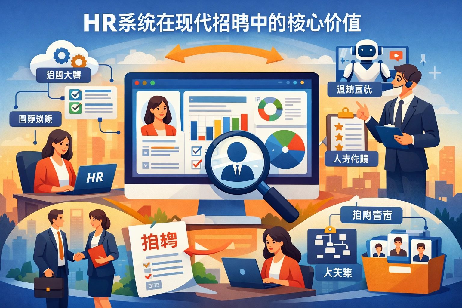 HR系统在现代招聘中的核心价值