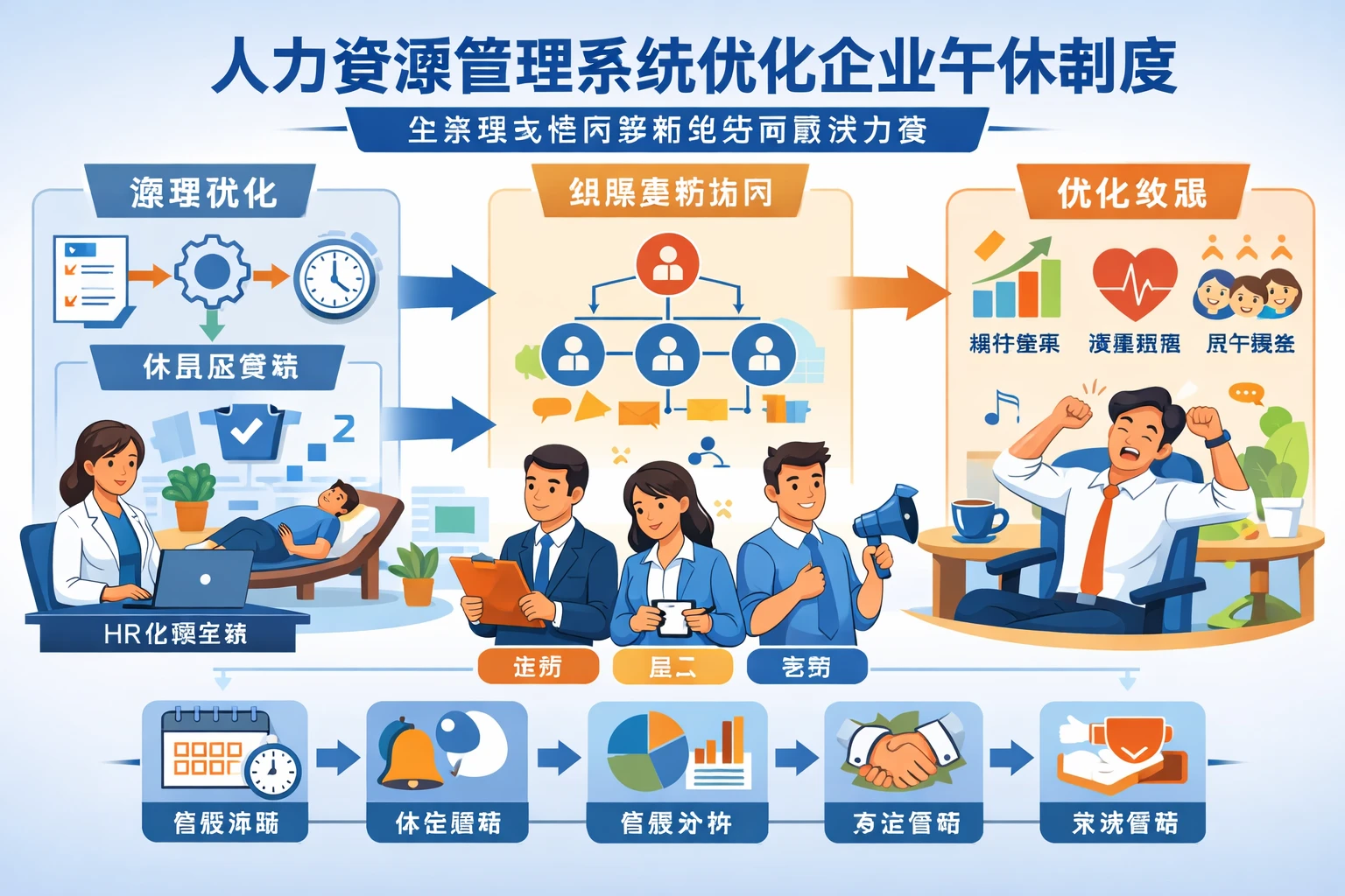 人力资源管理系统优化企业午休制度：全流程与组织架构的协同解决方案