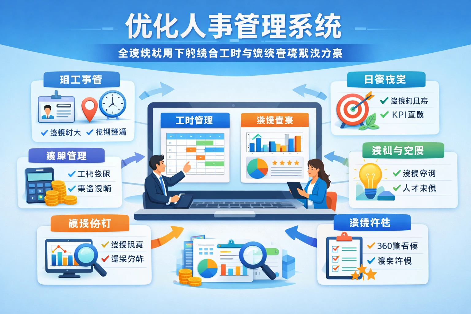 优化人事管理系统：全模块视角下的综合工时与绩效管理解决方案