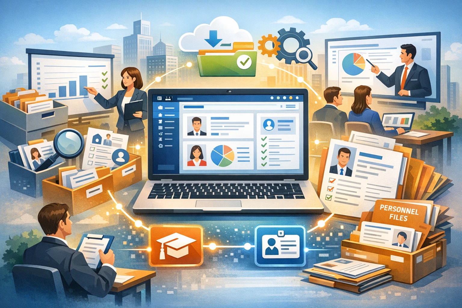 HR管理软件与人事系统解决方案：助力企业管理者培训与人事档案管理升级