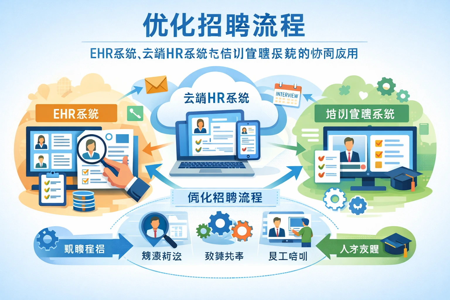 优化招聘流程：EHR系统、云端HR系统与培训管理系统的协同应用
