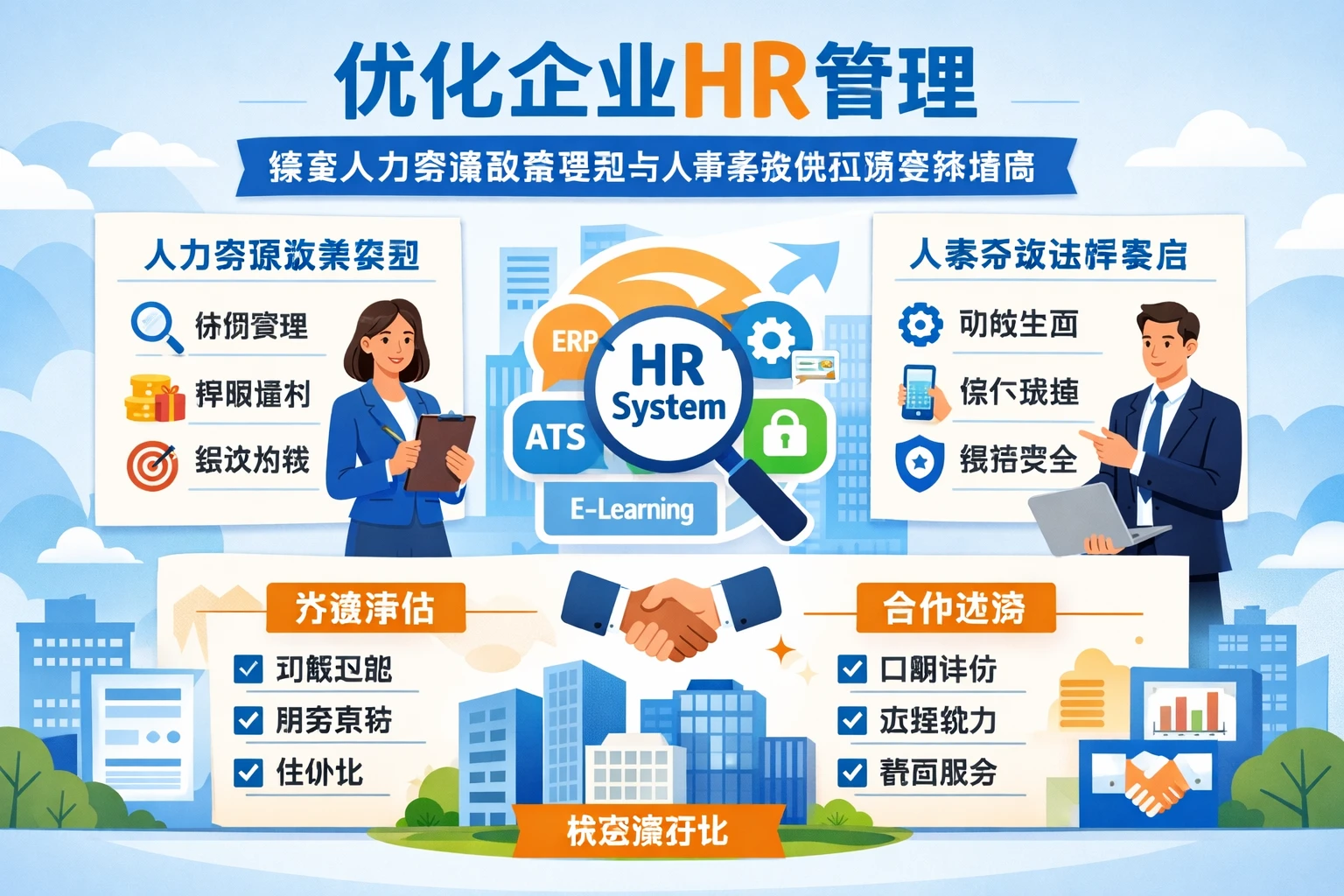 优化企业HR管理：探索人力资源政策类型与人事系统供应商选择指南