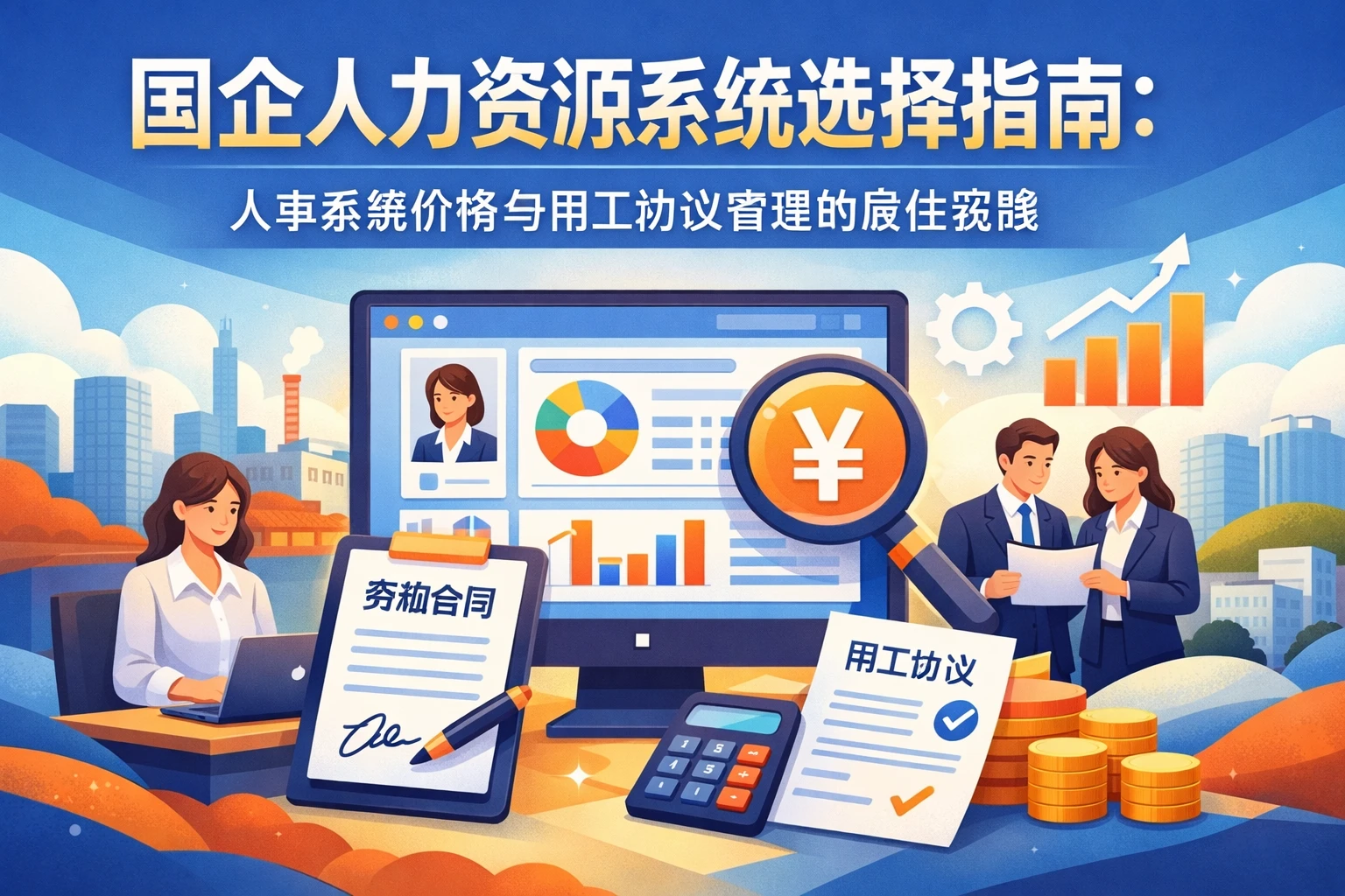 国企人力资源系统选择指南:人事系统价格与用工协议管理的最佳实践