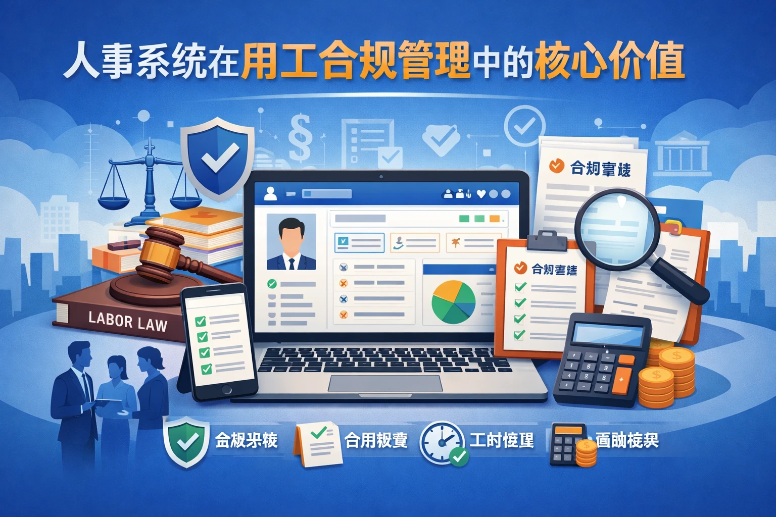 人事系统在用工合规管理中的核心价值