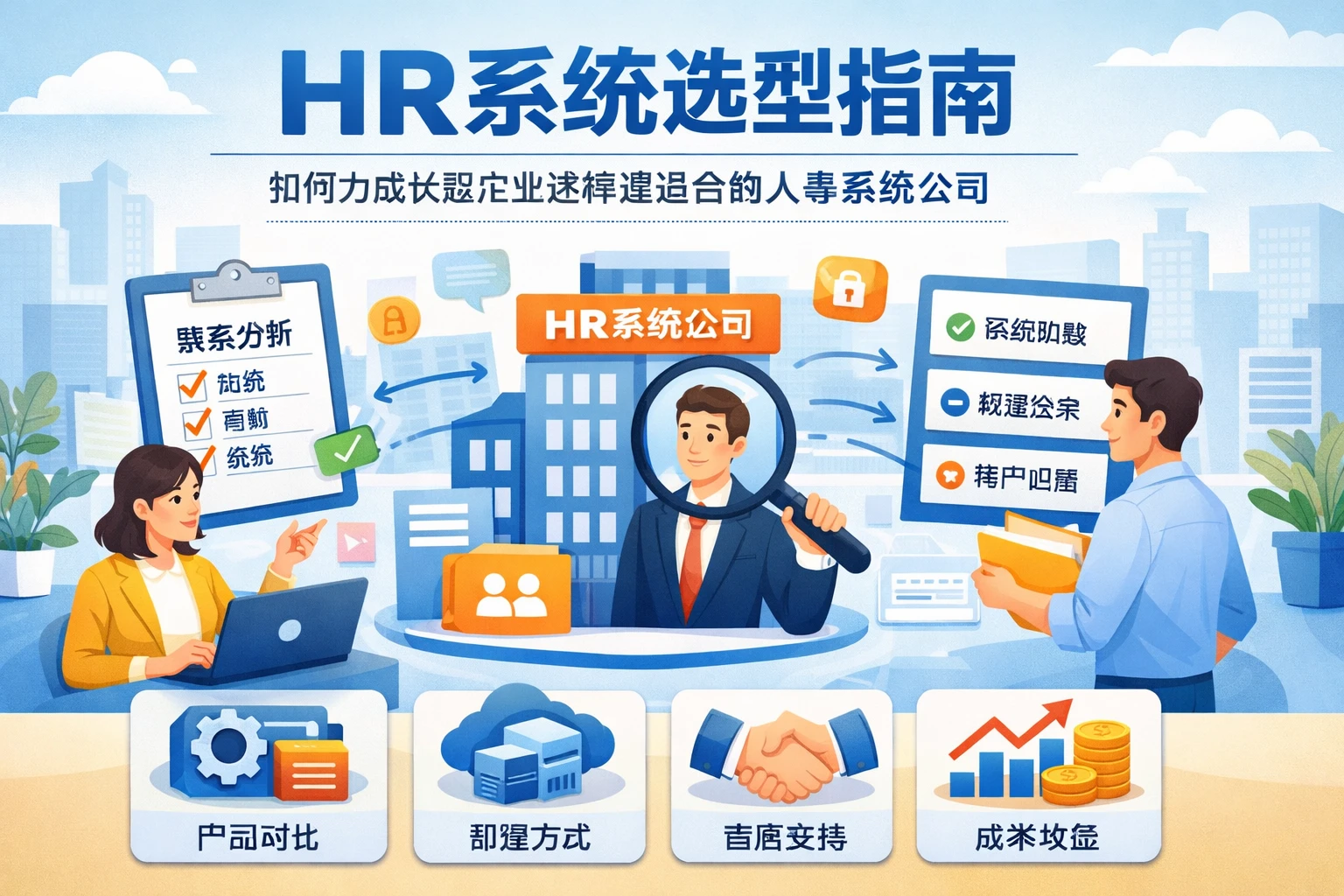 HR系统选型指南：如何为成长型企业选择最适合的人事系统公司
