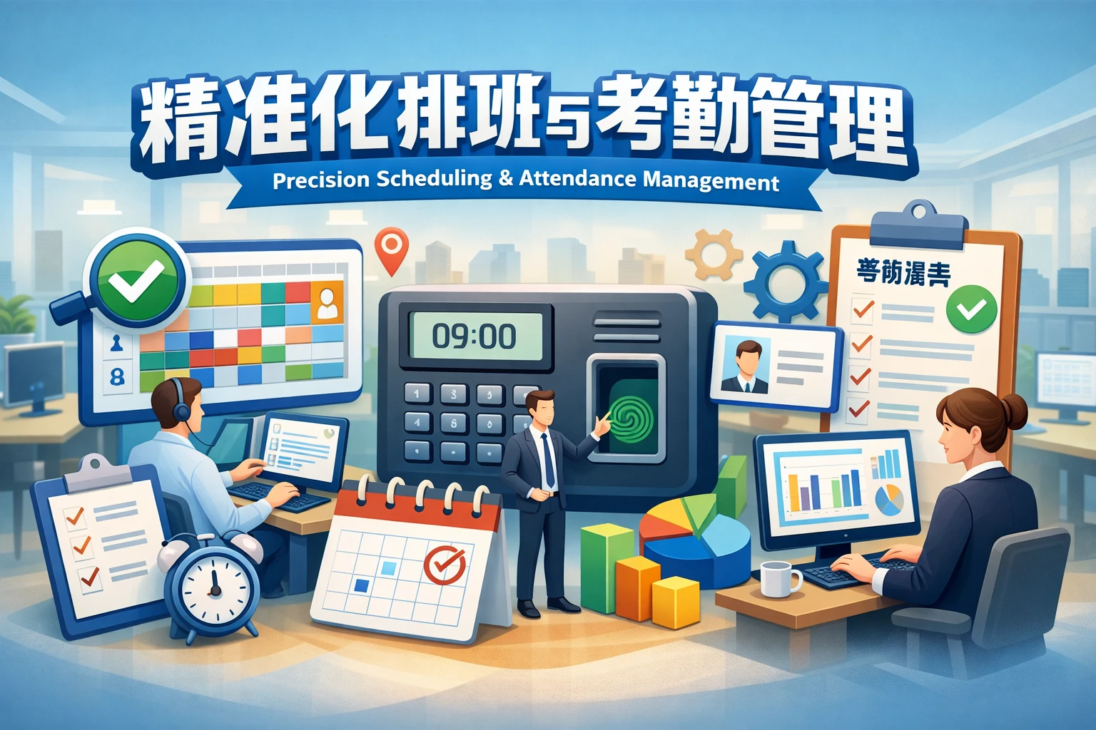 精准化排班与考勤管理