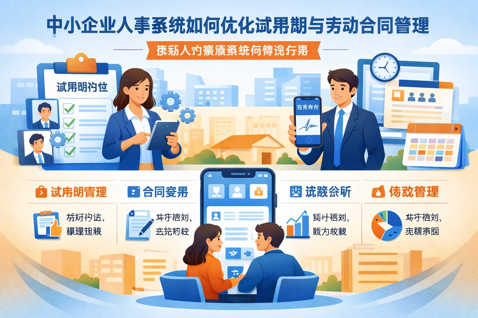 中小企业人事系统如何优化试用期与劳动合同管理：移动人力资源系统的解决方案