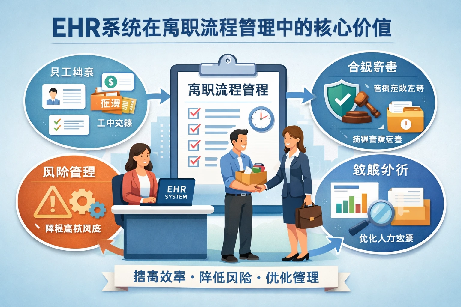 EHR系统在离职流程管理中的核心价值