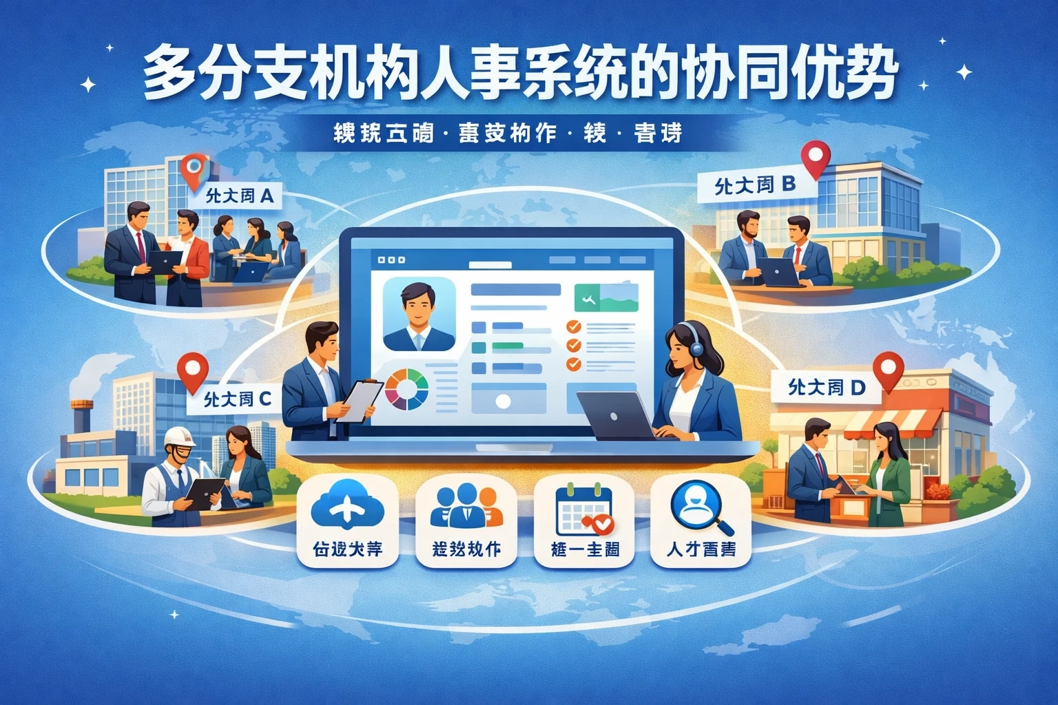 多分支机构人事系统的协同优势