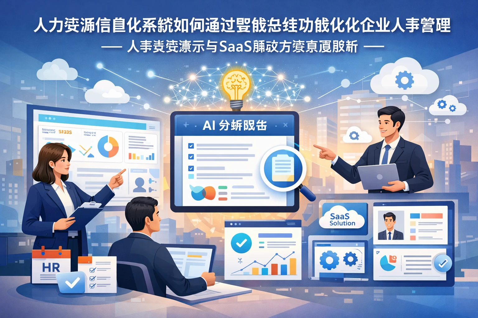 人力资源信息化系统如何通过智能总结功能优化企业人事管理——人事系统演示与SaaS解决方案深度解析