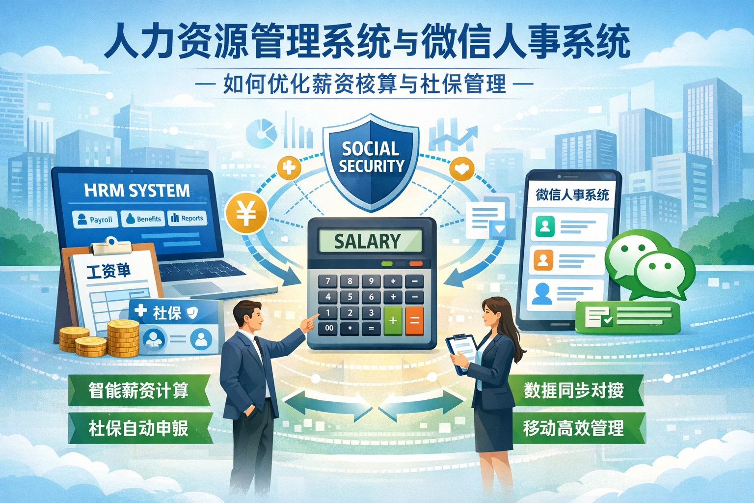 人力资源管理系统与微信人事系统如何优化薪资核算与社保管理