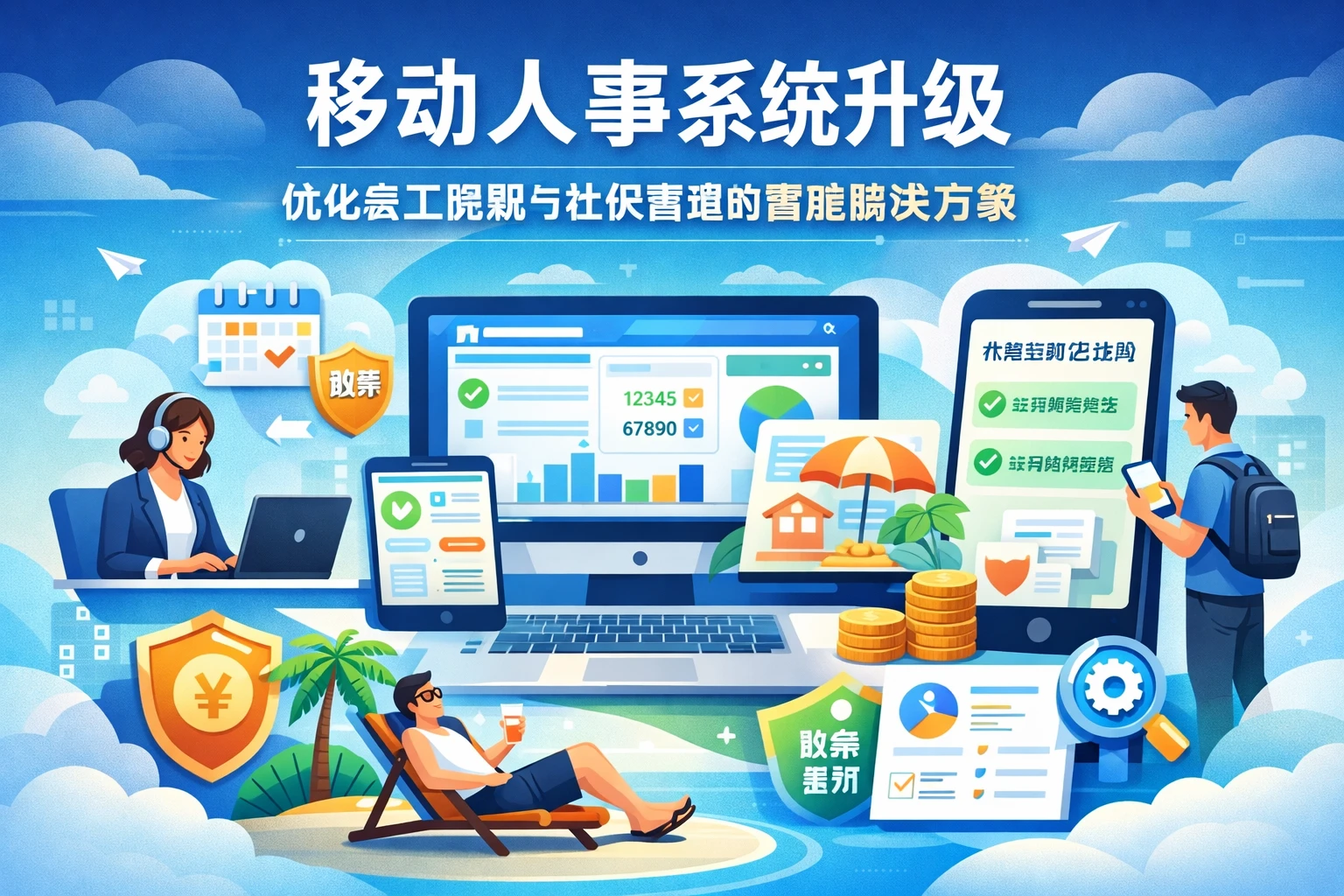 移动人事系统升级:优化员工假期与社保管理的智能解决方案