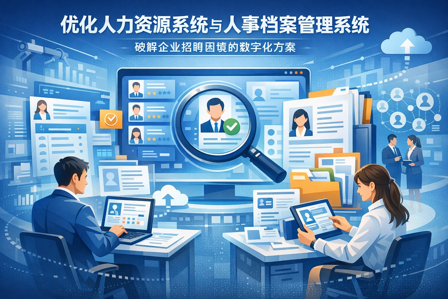 优化人力资源系统与人事档案管理系统：破解企业招聘困境的数字化方案