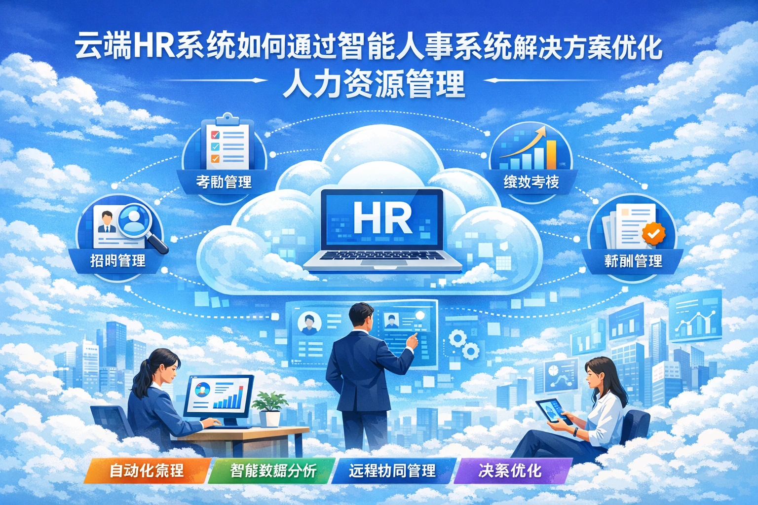 云端HR系统如何通过智能人事系统解决方案优化人力资源管理