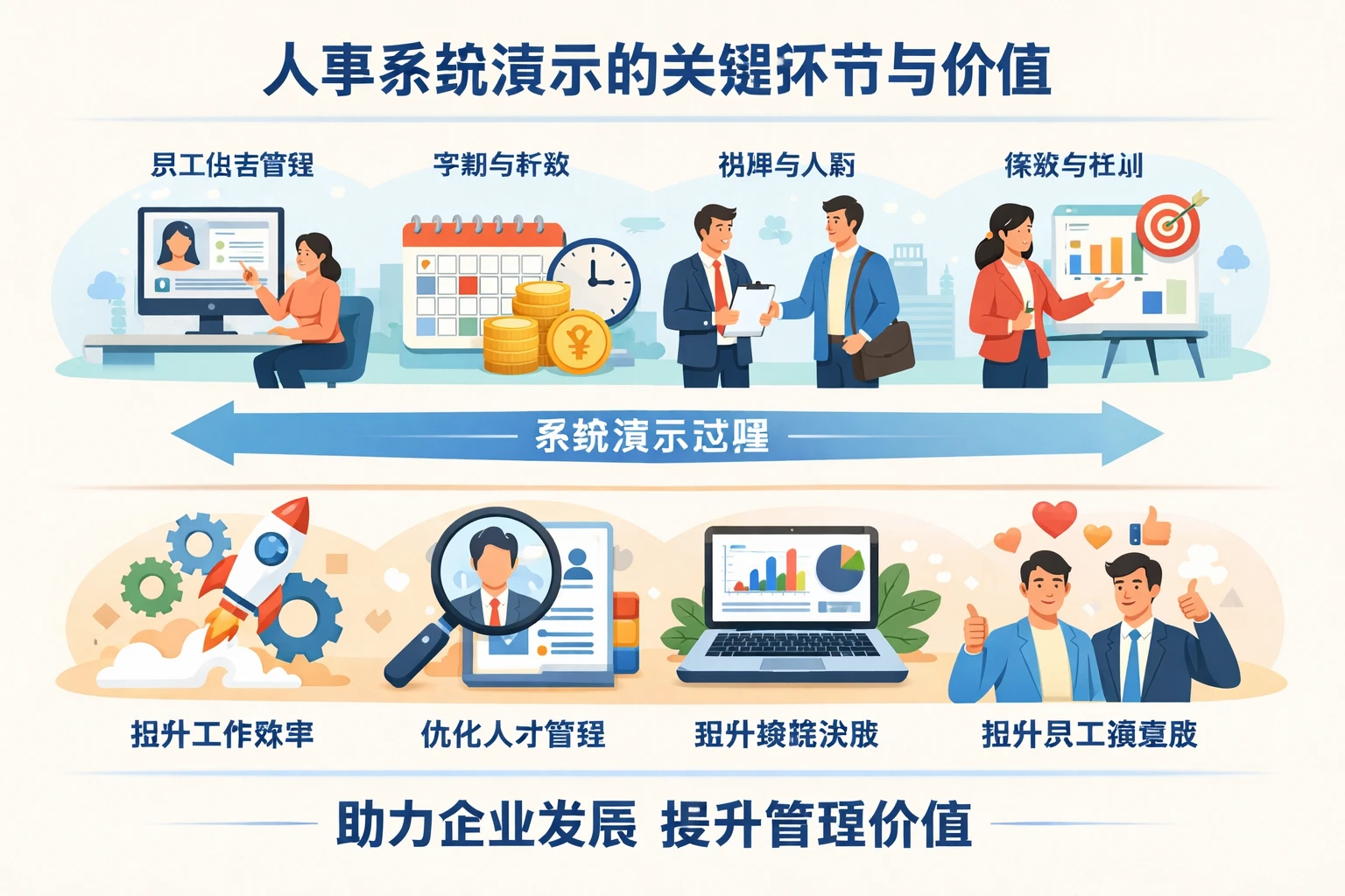 人事系统演示的关键环节与价值