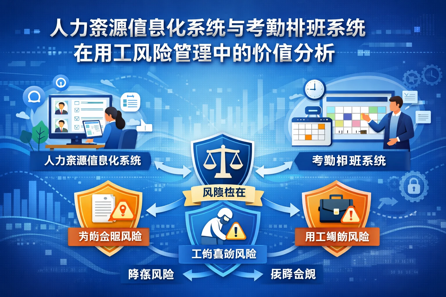 人力资源信息化系统与考勤排班系统在用工风险管理中的价值分析
