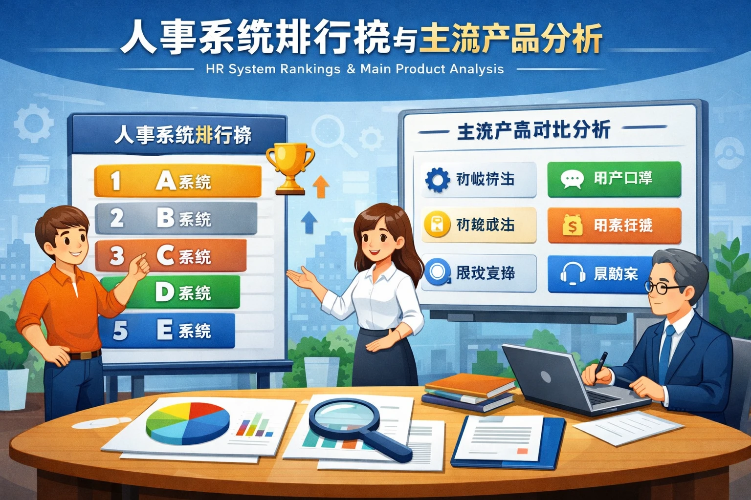人事系统排行榜与主流产品分析