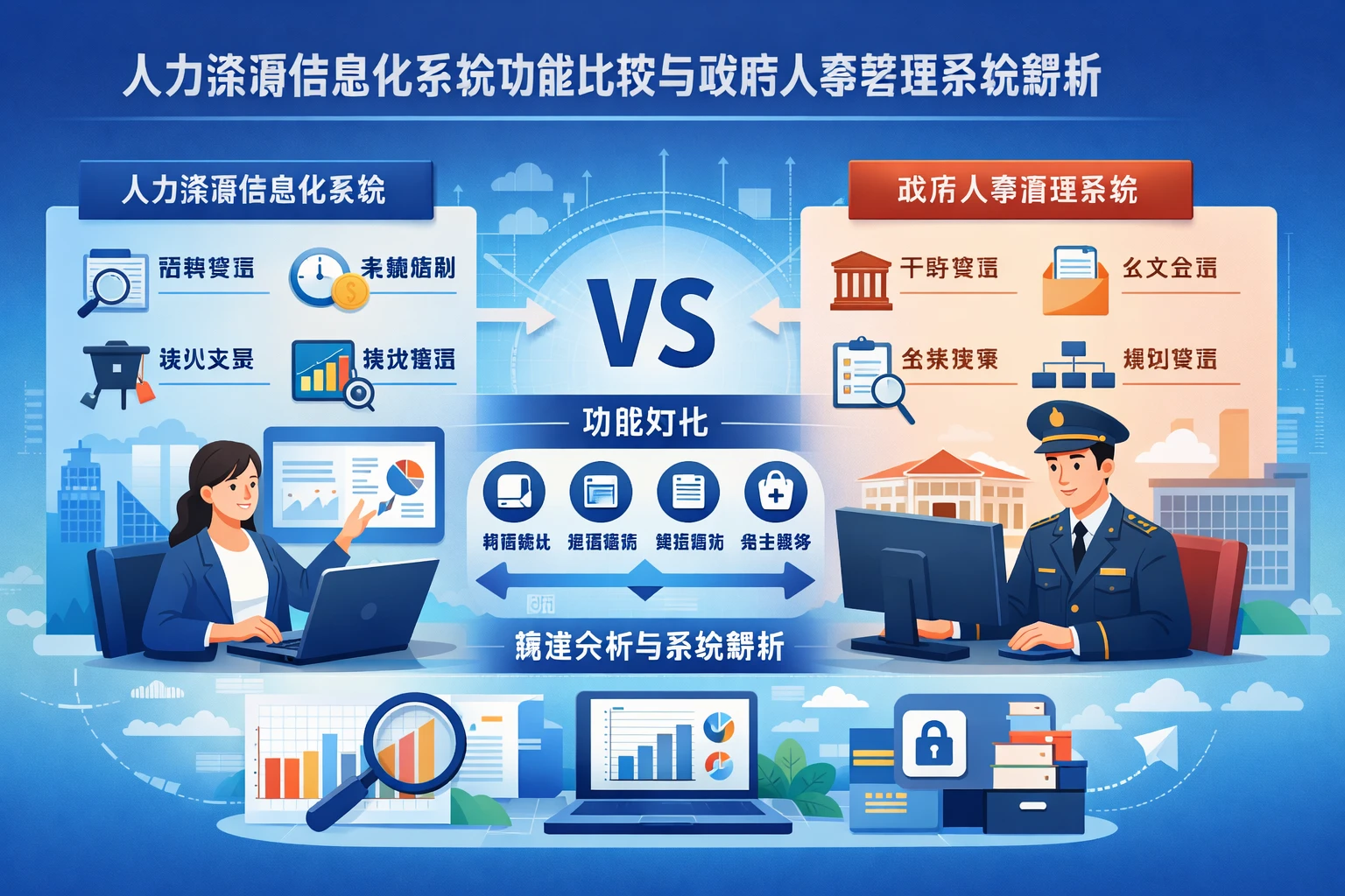 人力资源信息化系统功能比较与政府人事管理系统解析