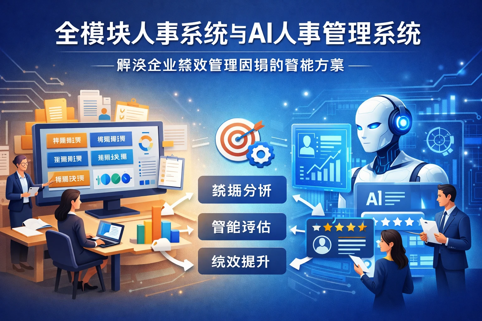 全模块人事系统与AI人事管理系统:解决企业绩效管理困境的智能方案