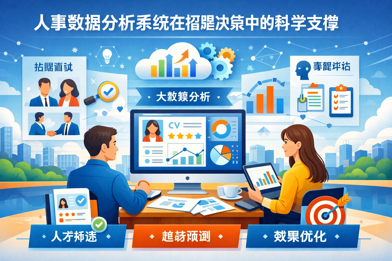 人事数据分析系统在招聘决策中的科学支撑