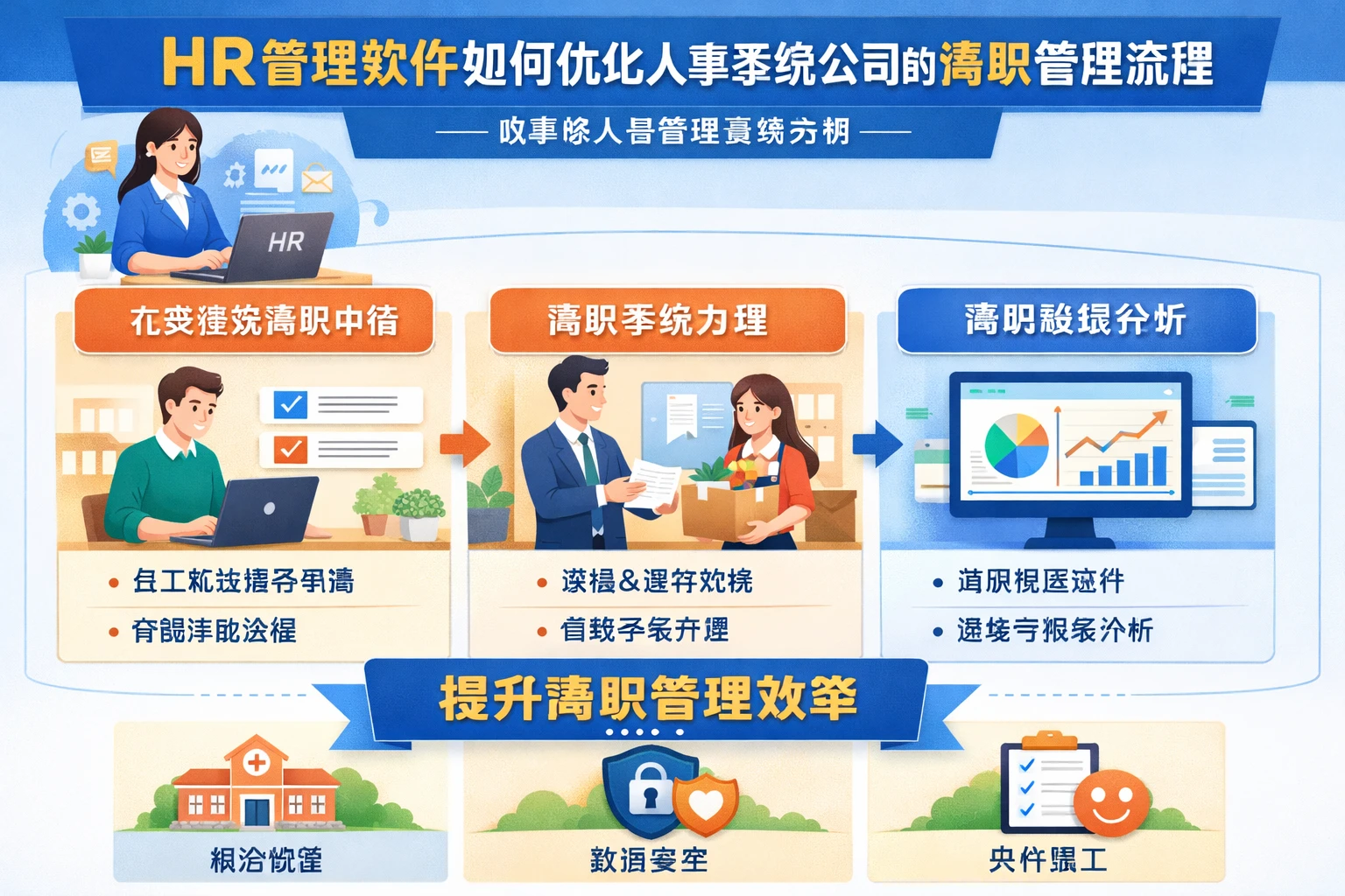 HR管理软件如何优化人事系统公司的离职管理流程——以学校人事管理系统为例