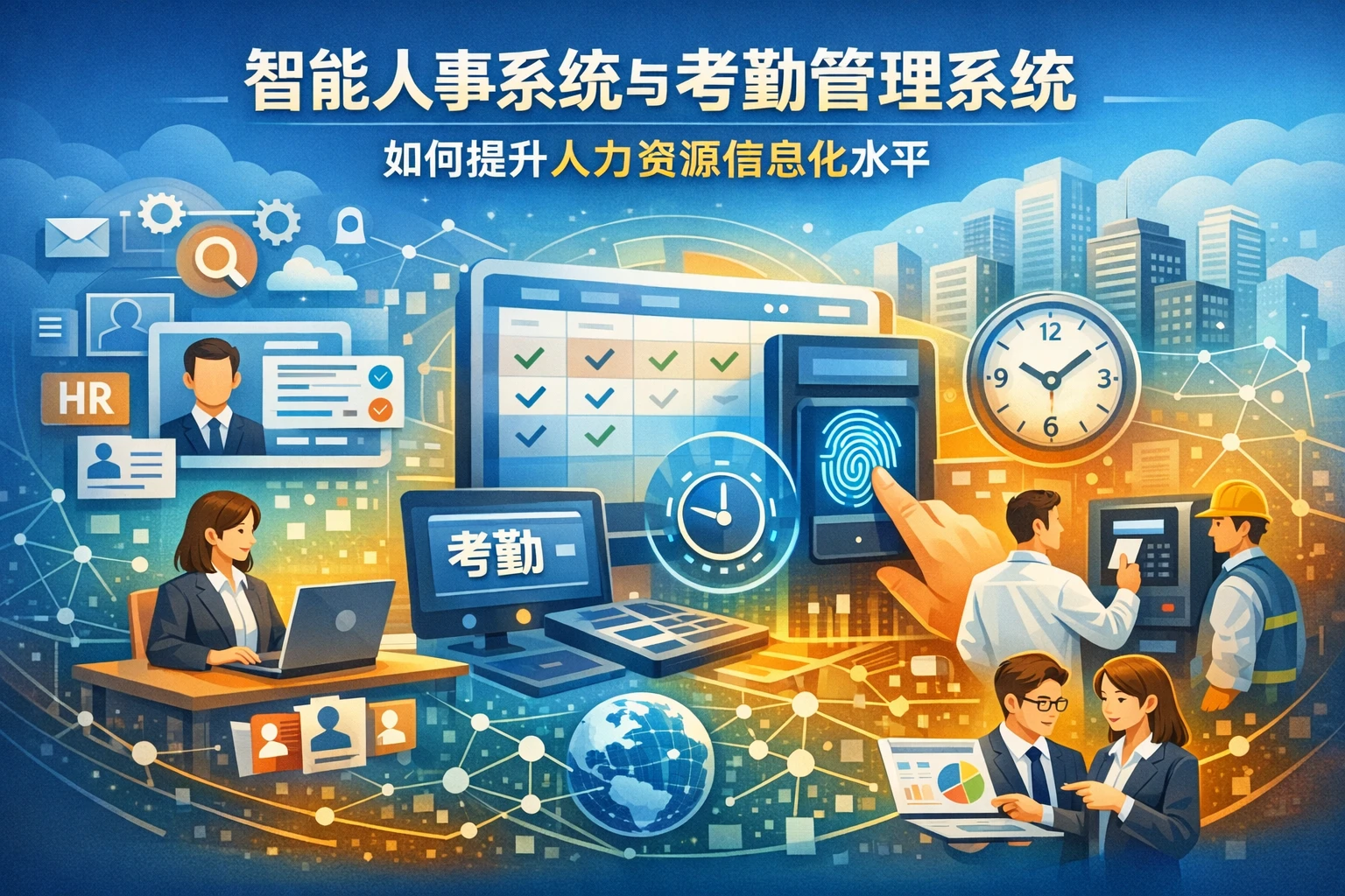 智能人事系统与考勤管理系统如何提升人力资源信息化水平