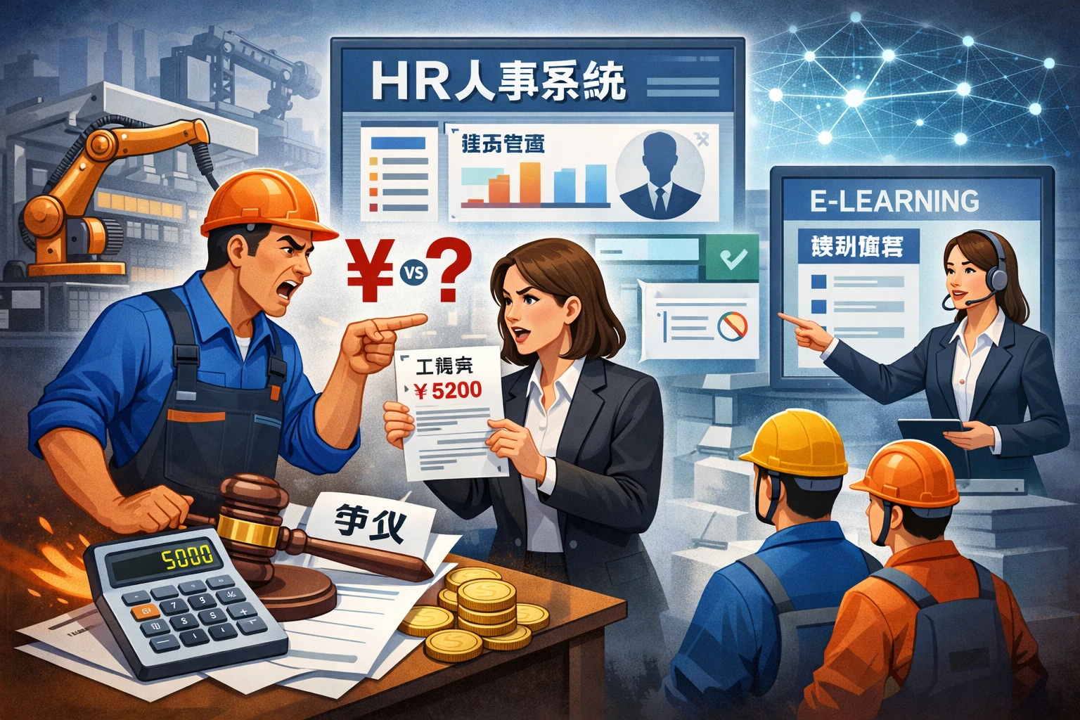 制造业人事系统与培训服务：从薪酬争议看人力资源数字化管理的重要性