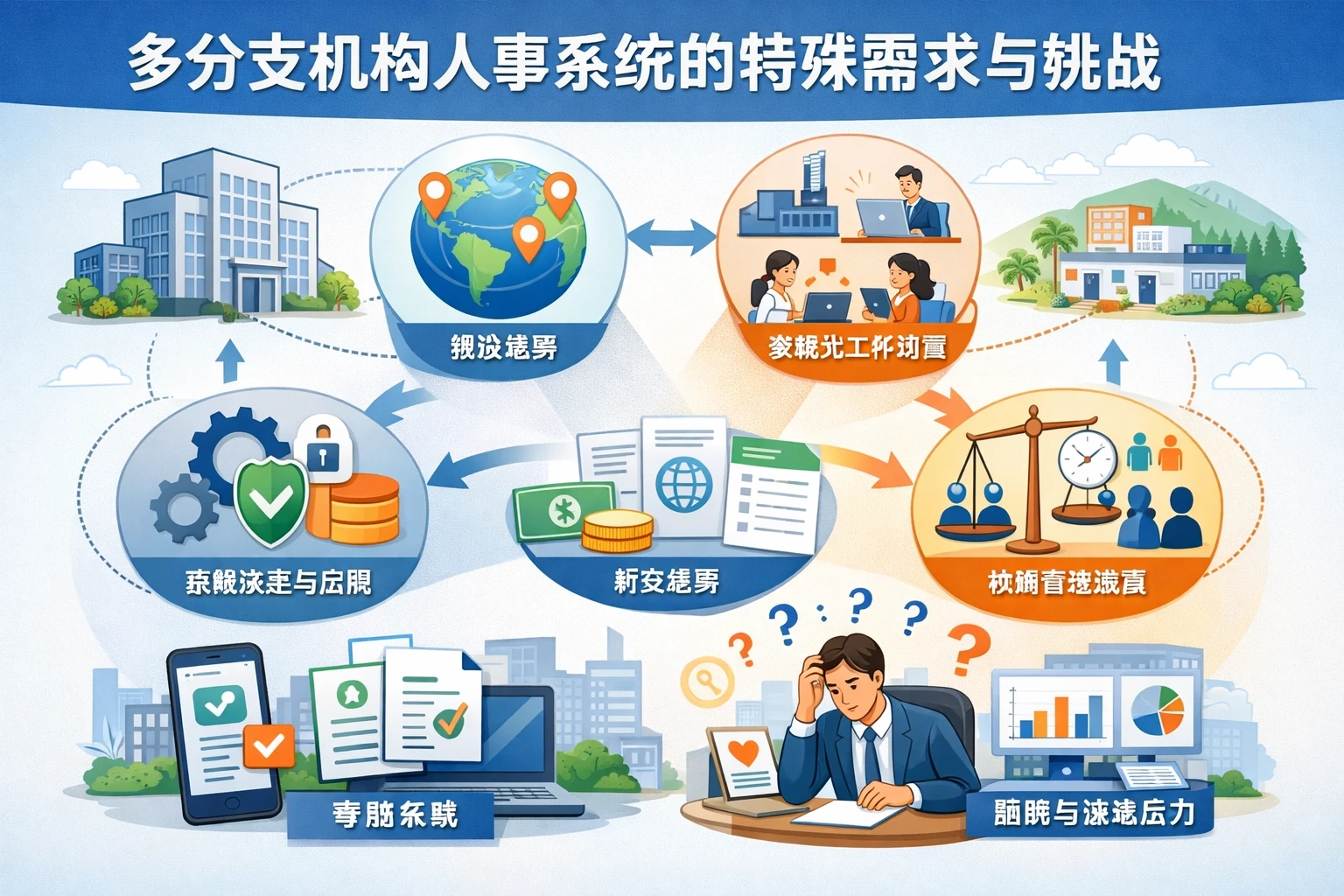 多分支机构人事系统的特殊需求与挑战