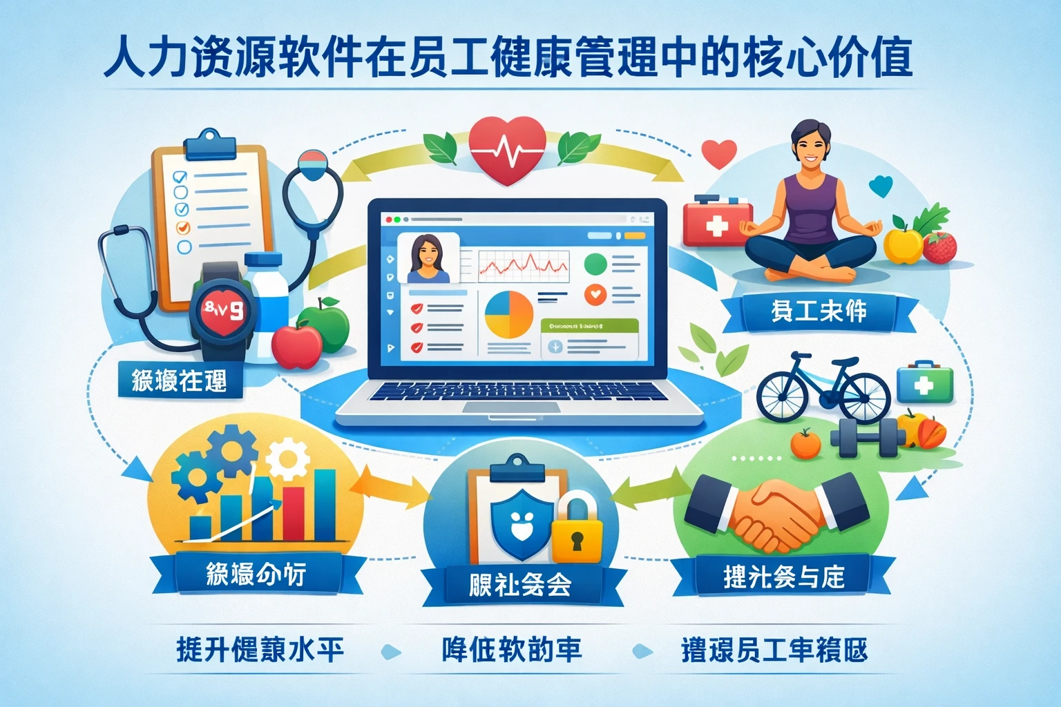 人力资源软件在员工健康管理中的核心价值