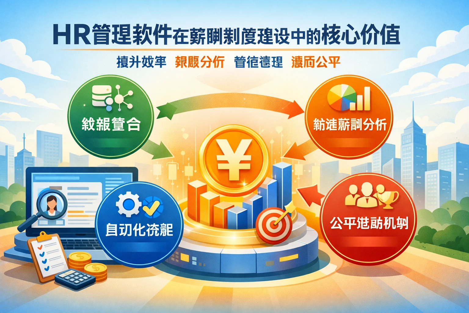 HR管理软件在薪酬制度建设中的核心价值