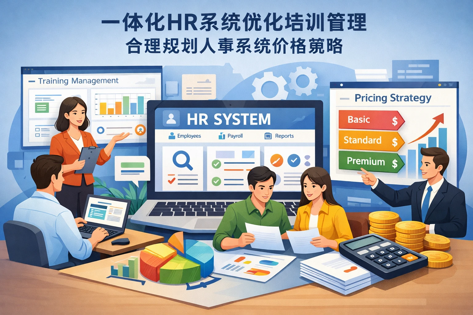 一体化HR系统优化培训管理，合理规划人事系统价格策略