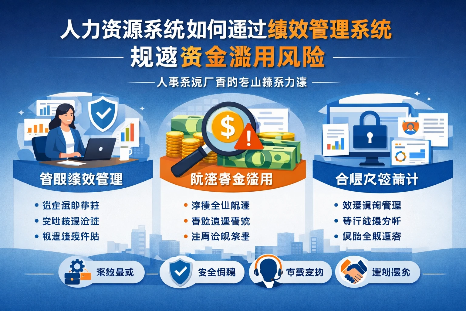 人力资源系统如何通过绩效管理系统规避资金滥用风险——人事系统厂商的专业解决方案