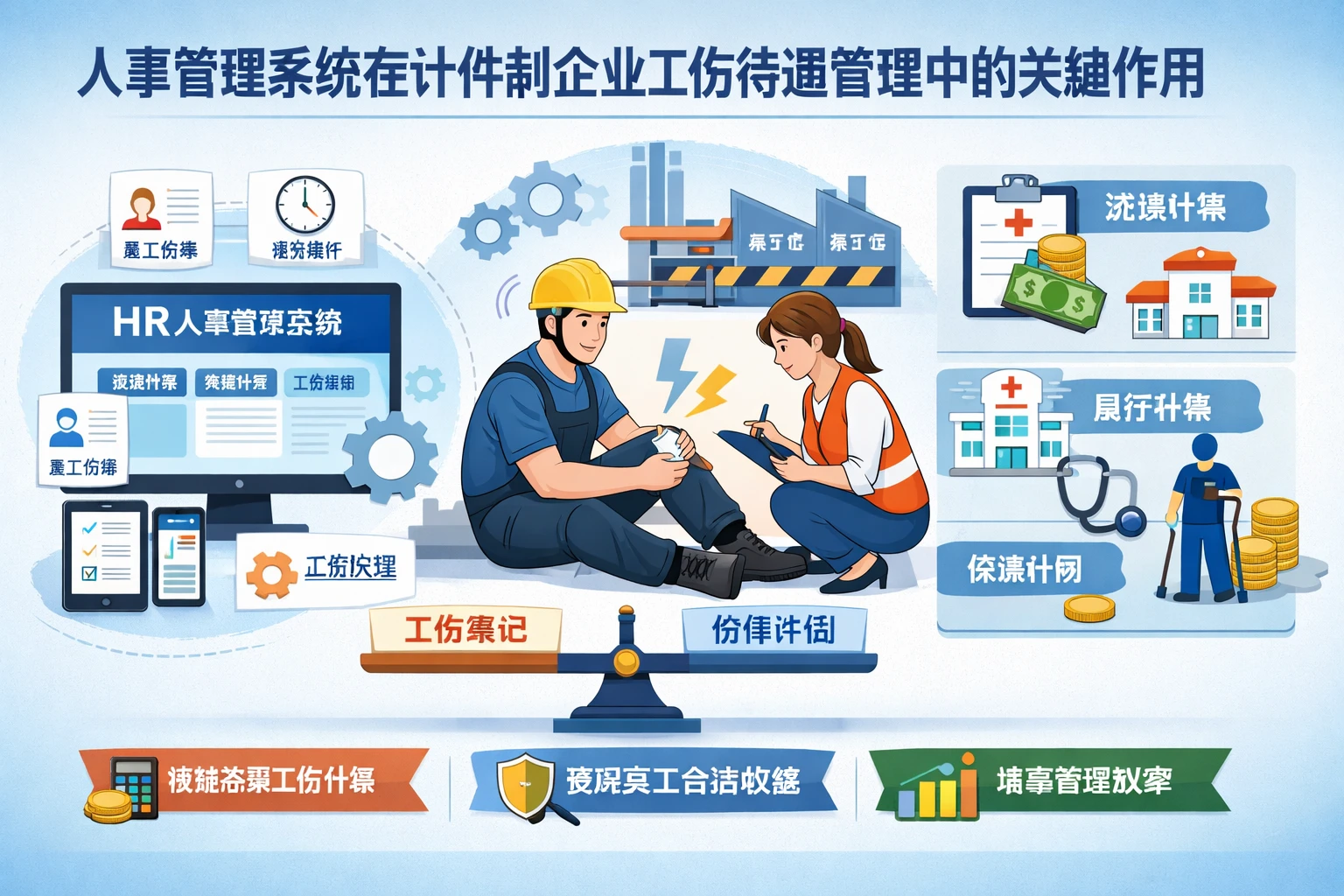 人事管理系统在计件制企业工伤待遇管理中的关键作用