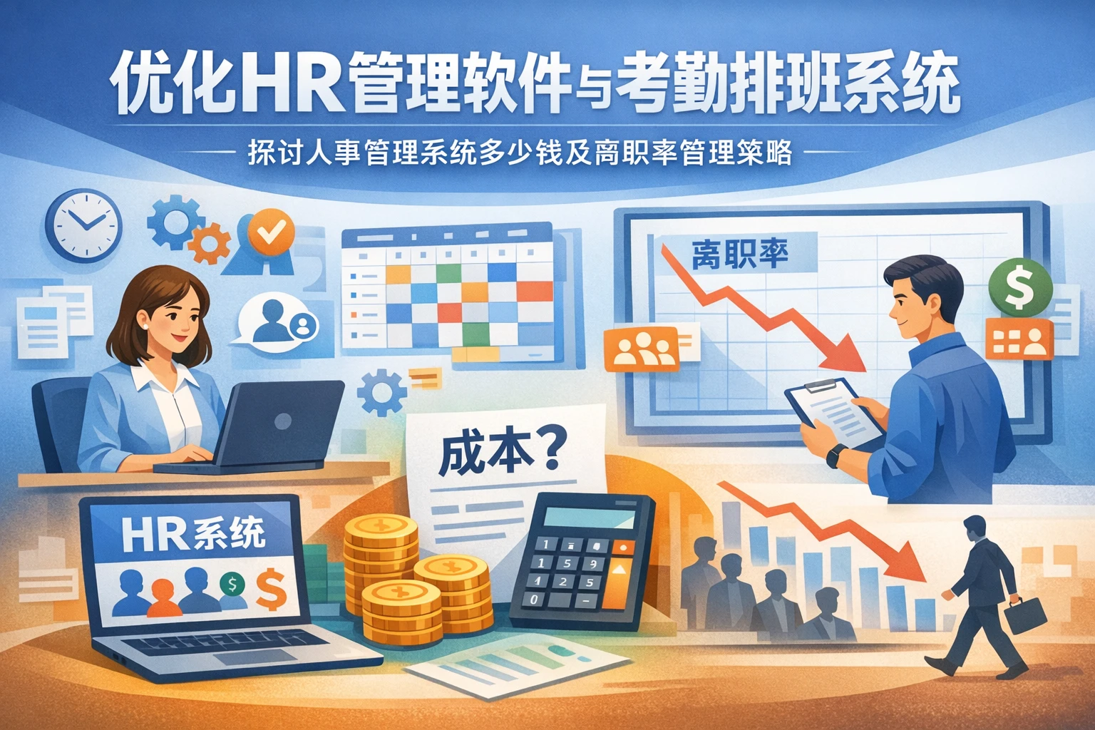 优化HR管理软件与考勤排班系统:探讨人事管理系统多少钱及离职率管理策略