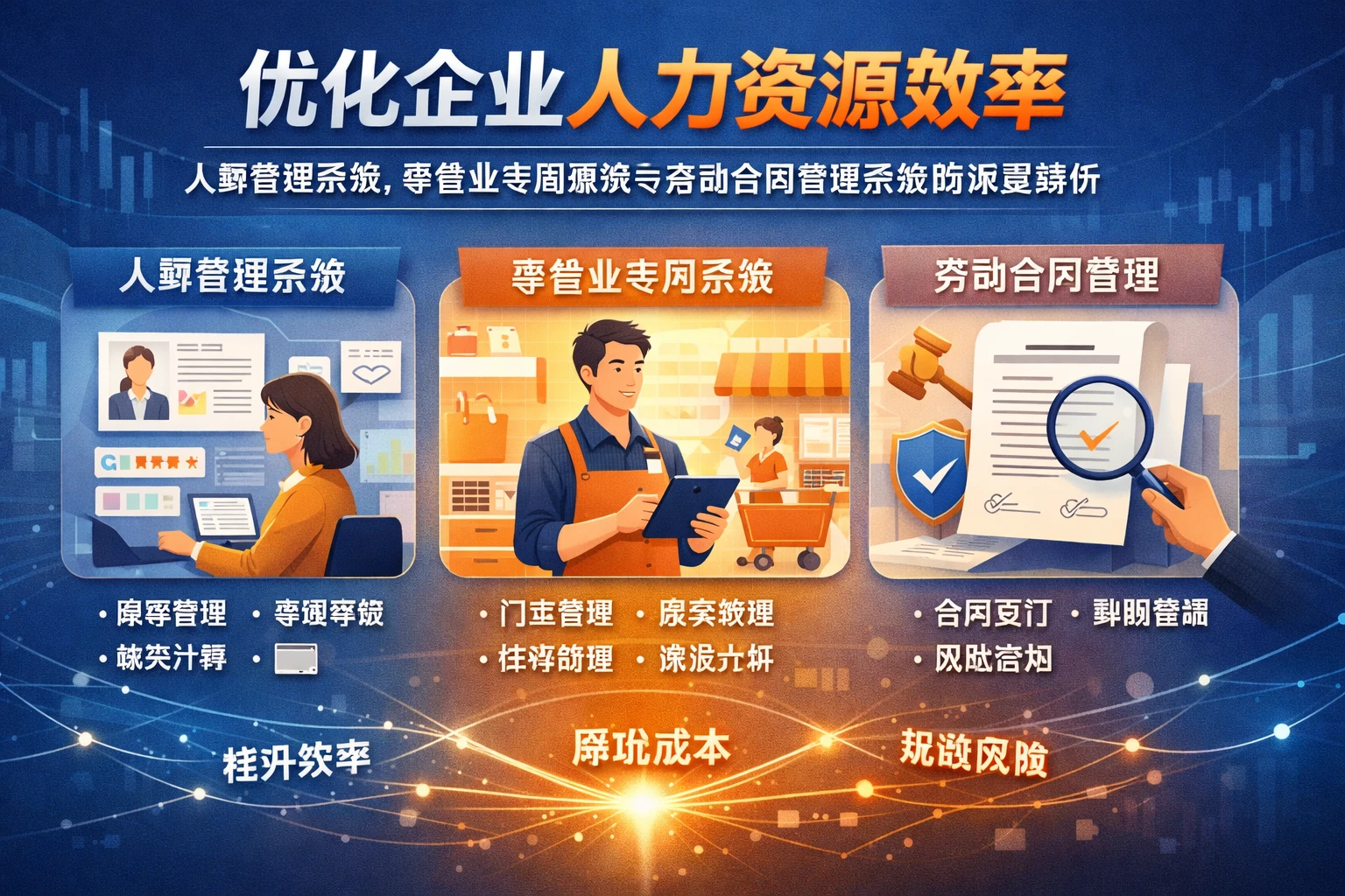 优化企业人力资源效率：人事管理系统、零售业专用系统与劳动合同管理系统的深度解析