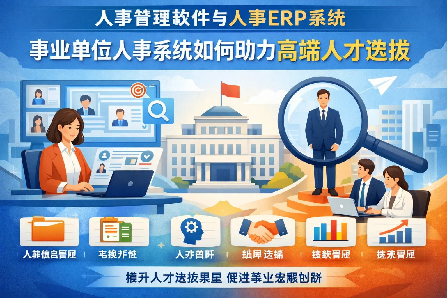 人事管理软件与人事ERP系统：事业单位人事系统如何助力高端人才选拔