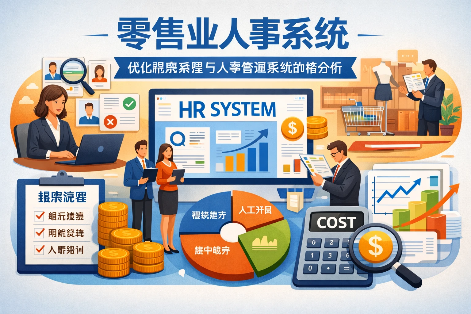 零售业人事系统：优化招聘流程与人事管理系统价格分析