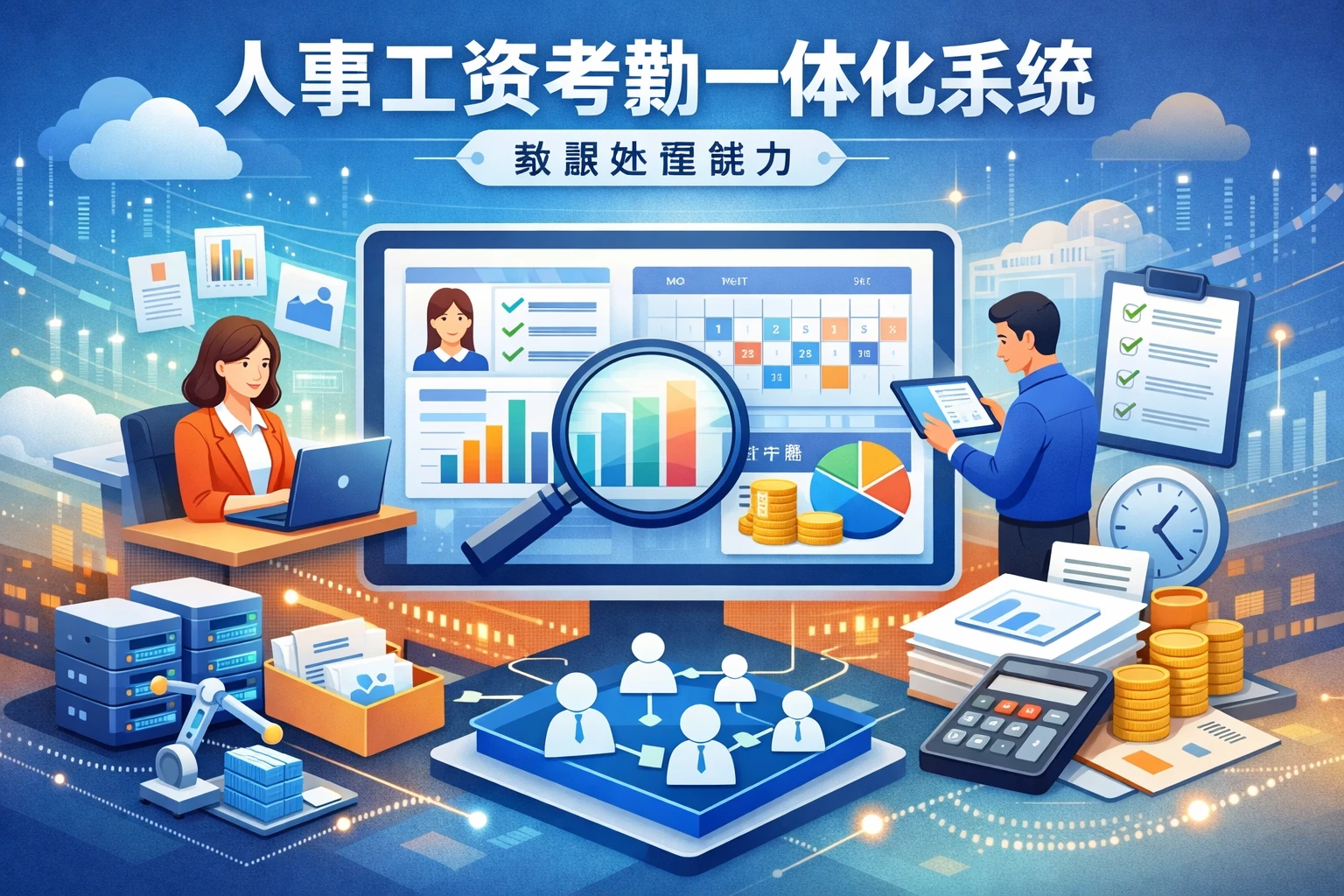 人事工资考勤一体化系统的数据处理能力