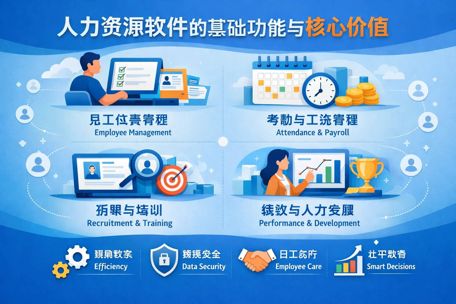 人力资源软件的基础功能与核心价值