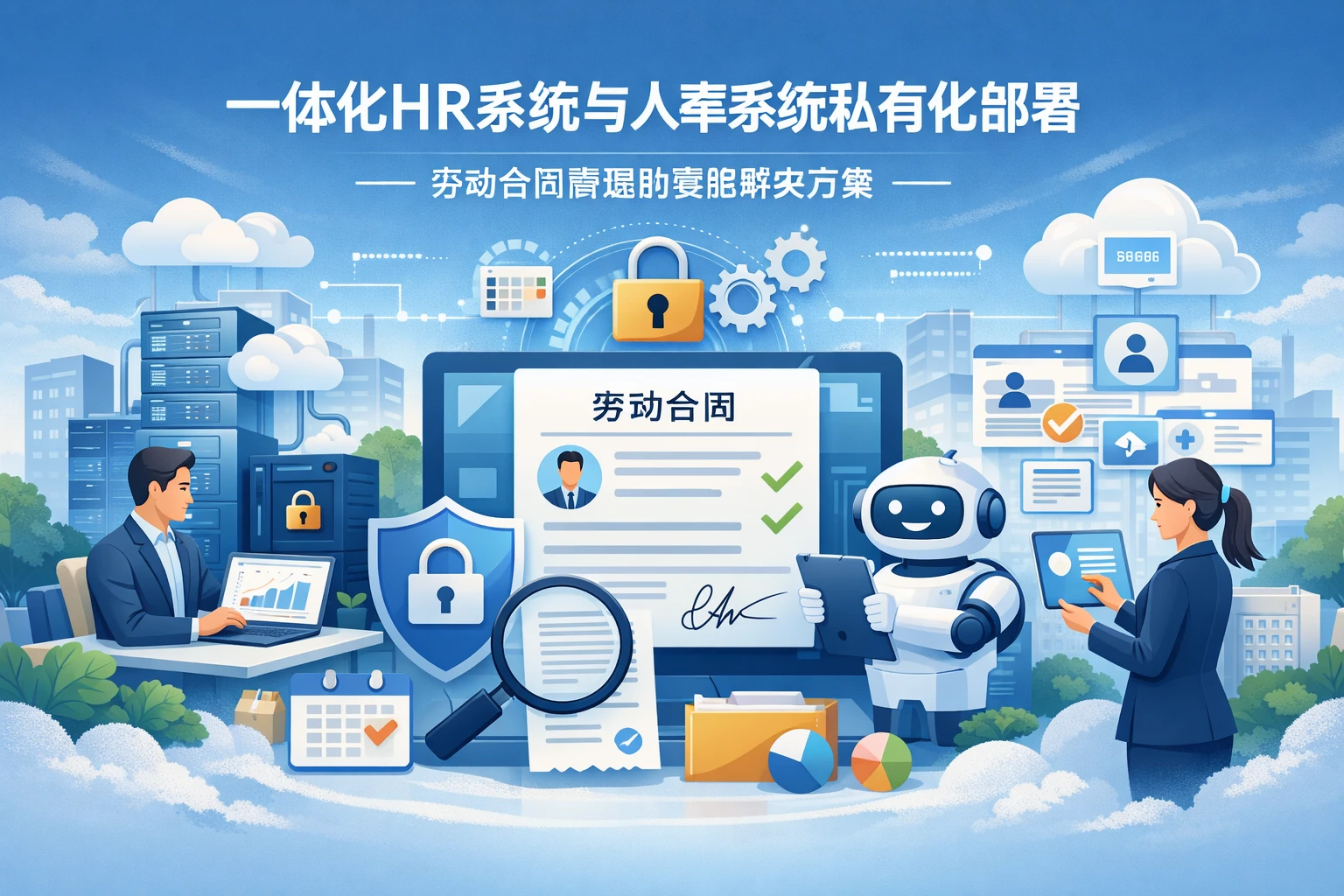 一体化HR系统与人事系统私有化部署：劳动合同管理的智能解决方案