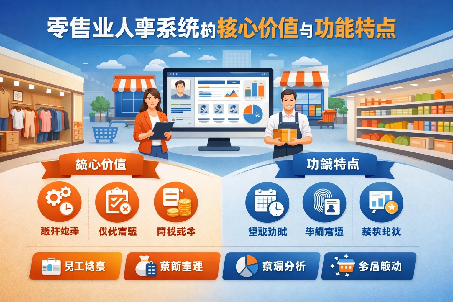 零售业人事系统的核心价值与功能特点