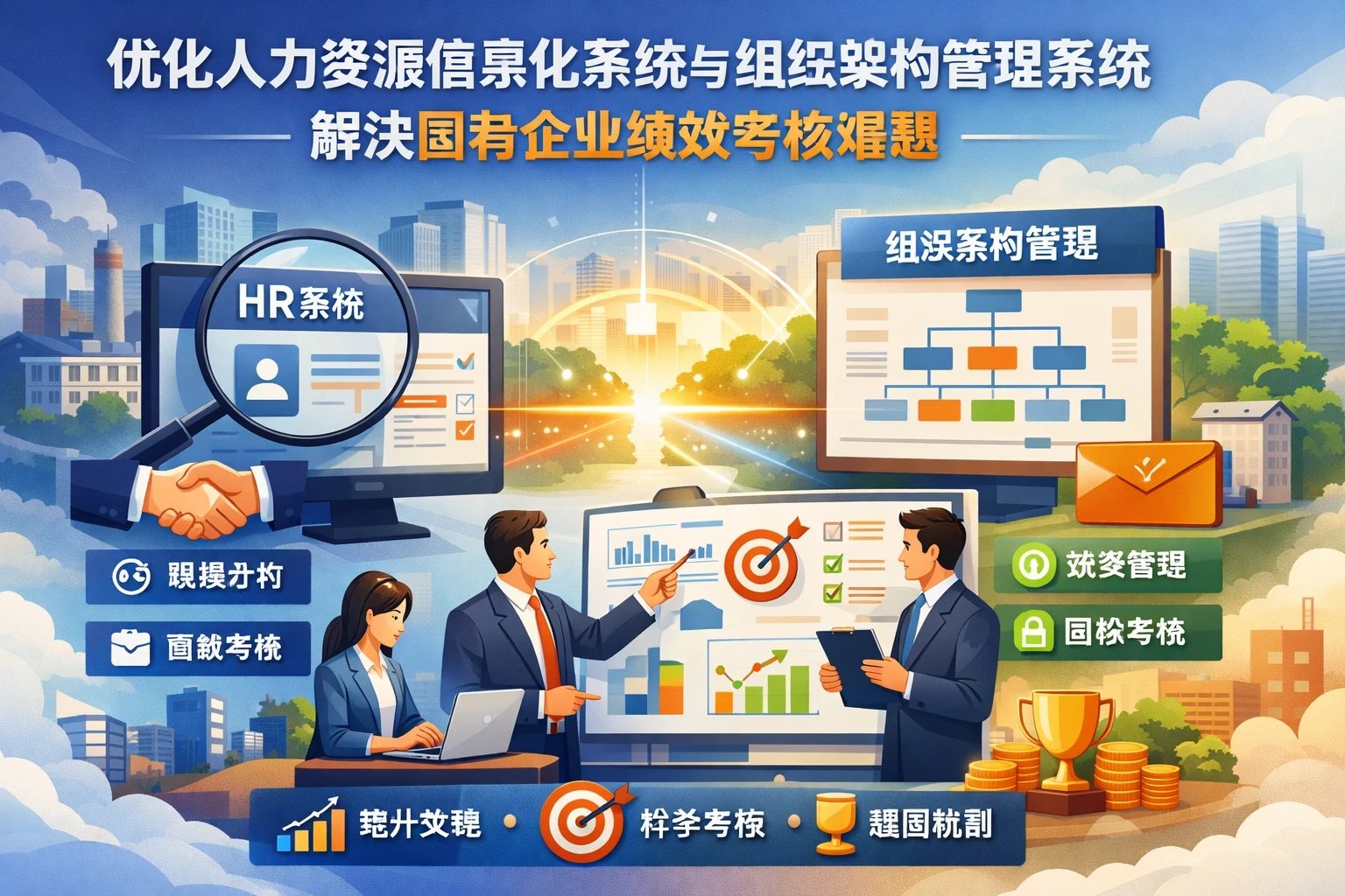 优化人力资源信息化系统与组织架构管理系统解决国有企业绩效考核难题